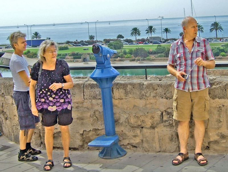 Jan Gun och Åke på Kanarieöarna.