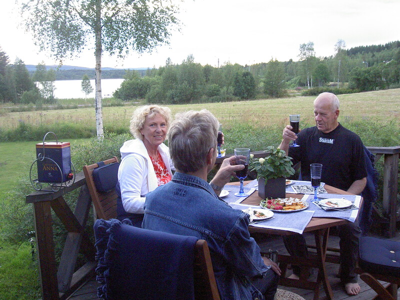 Hemma hos Marianne i Dalarna.